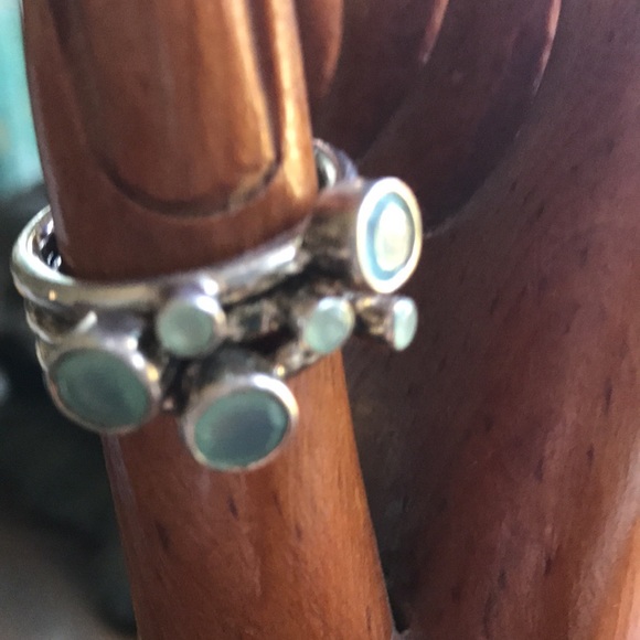 Three tiered BoHo ornate ring Sundance style size 10 Boho, mod, coastal - Picture 5 of 7